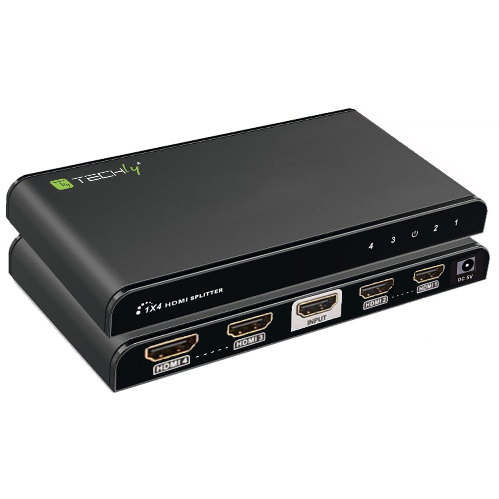 Splitter HDMI 4K UHD 3D 4 vie - Immagine 1