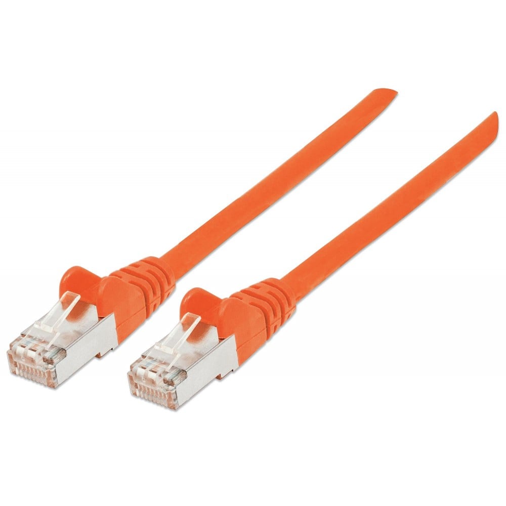 Cavo di rete Patch in rame Cat. 6A Arancione SFTP LSZH 1m - Immagine 1