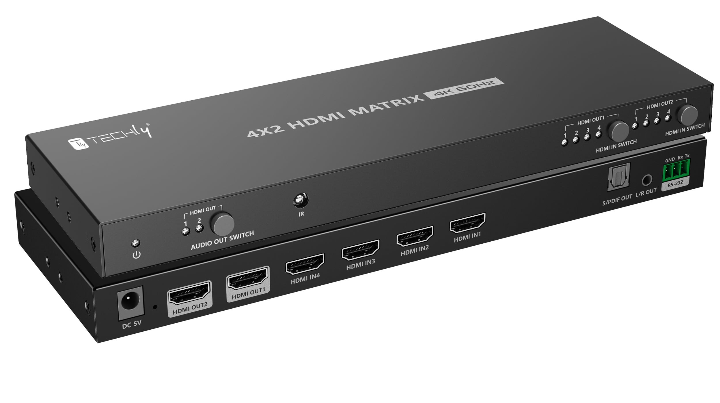 Switch Matrix HDMI2.0 4x2 4K@60 Hz - Immagine 1