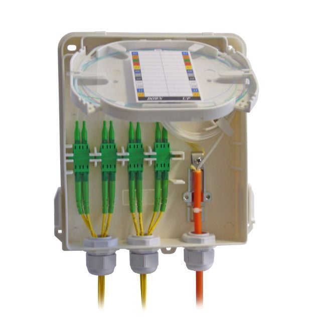 Scatola per terminale di testa FTTx 8 connessioni LC-D/SC-S - Immagine 1