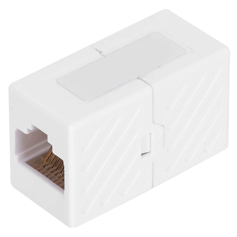 Accoppiatore Modulare Cat.6 RJ45 F/F UTP Bianco - Immagine 1