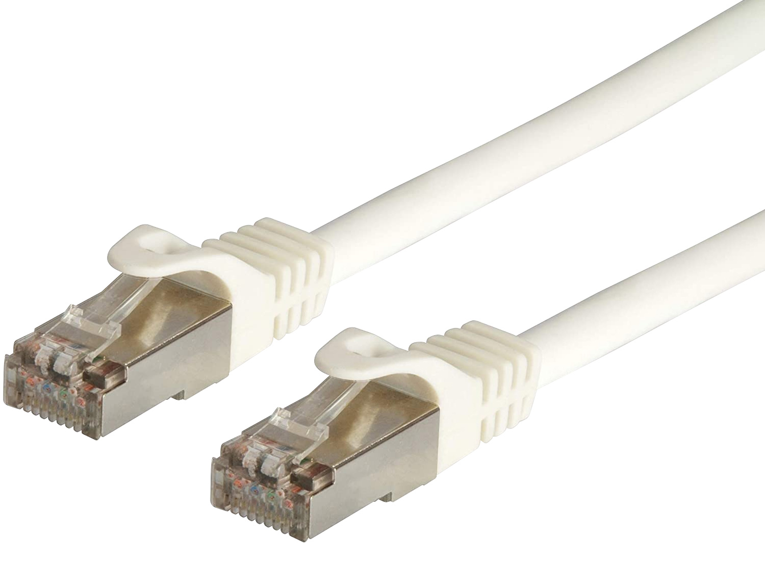 Cavo di Rete Patch in Rame Cat. 6A SFTP LSZH 10 m Bianco - Immagine 1