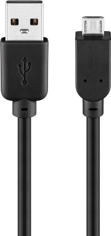 Cavo USB 2.0 A maschio/Micro B maschio 5m Nero - Immagine 1