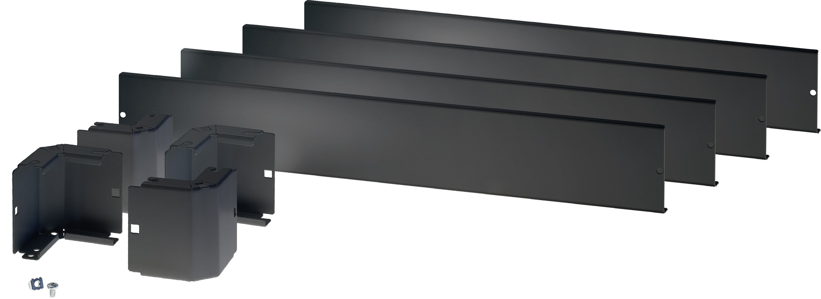 Zoccolo 600 x 600 mm per Armadi Rack Nero - Immagine 1