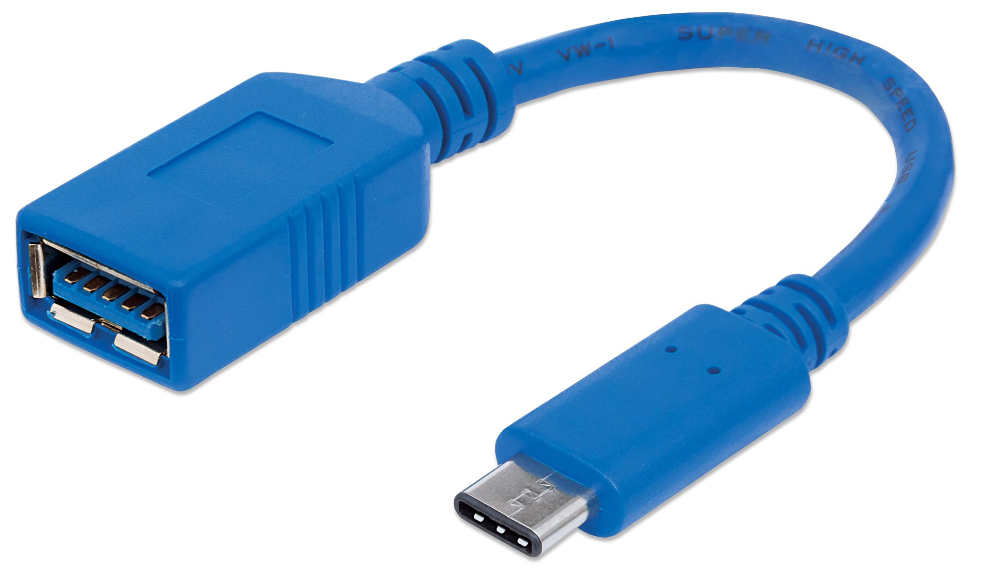 Cavo Superspeed USB A Femmina USB-C™ Maschio 15cm Blu