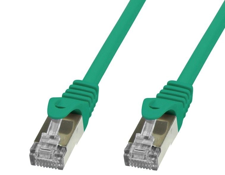 Cavo di rete Patch in rame Cat.6 Verde SFTP LSZH 3 metri - Immagine 1