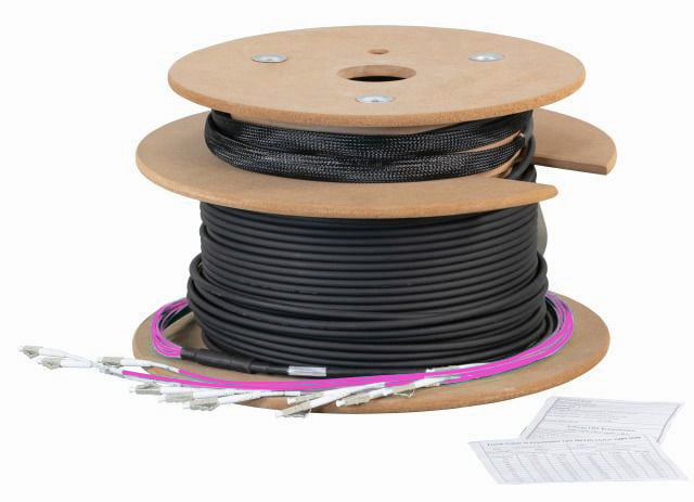 Cavo Fibra Ottica Multimodale 4 Fibre OM4 Dca LC/LC 50/125 50 m - Immagine 1