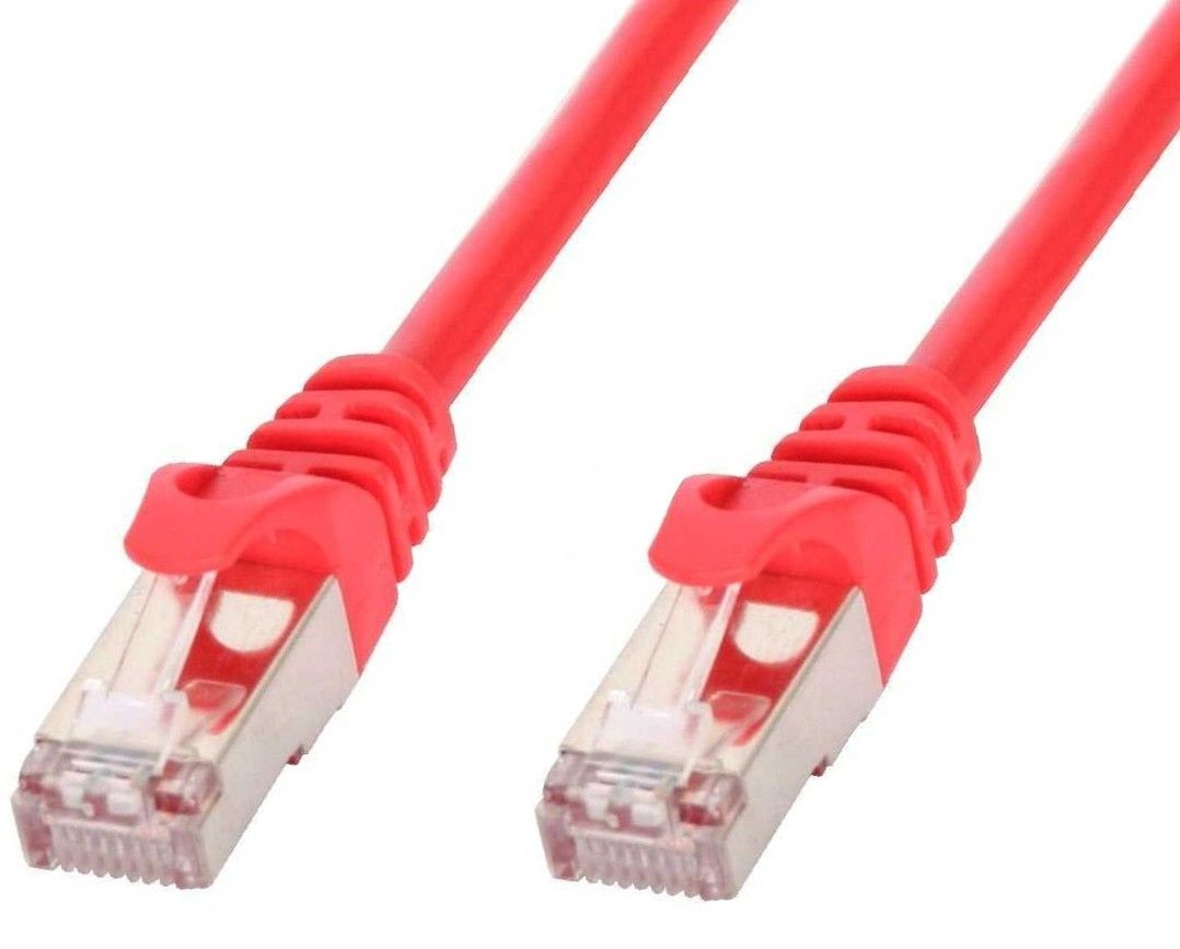 Cavo di rete Patch in rame Cat.6 Rosso SFTP LSZH 1,5m - Immagine 1