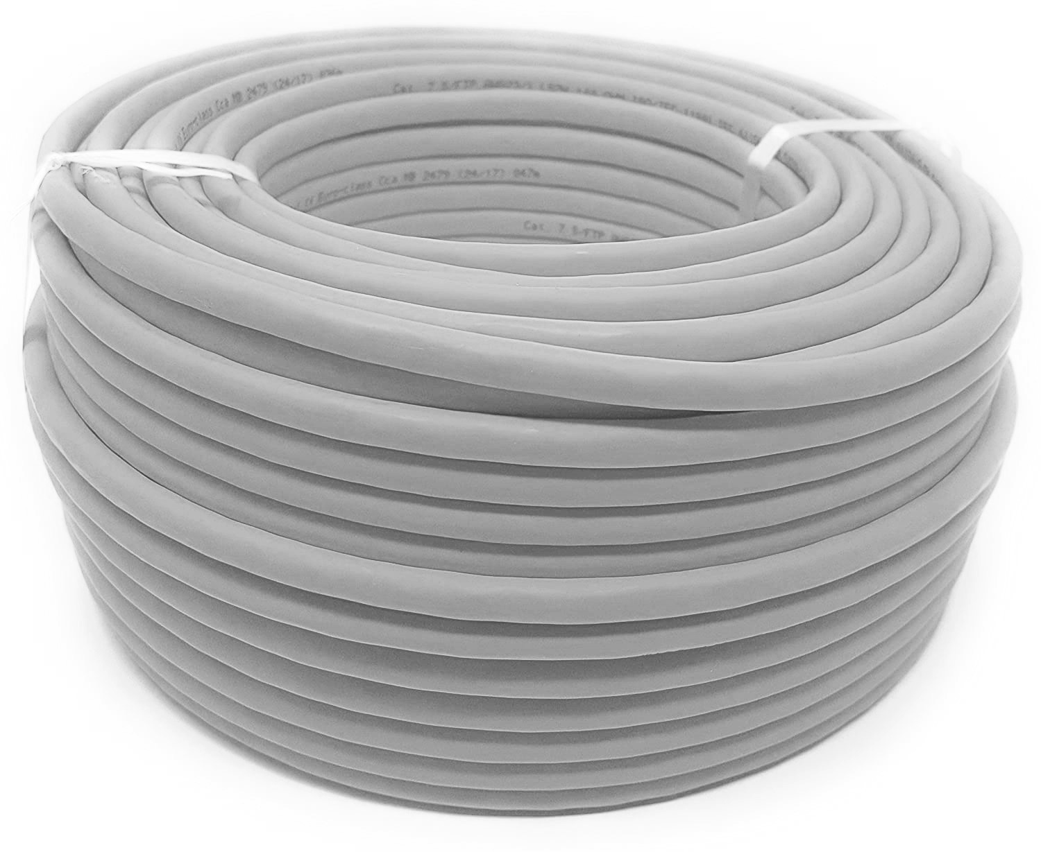 Matassa SF/UTP Cavo Cat.5E CCA 100m Flessibile Grigio - Immagine 1