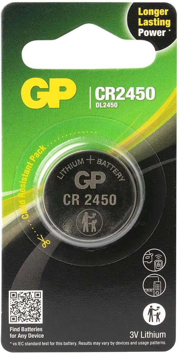 Blister 1 Batteria Litio a Bottone CR2450 - Immagine 1