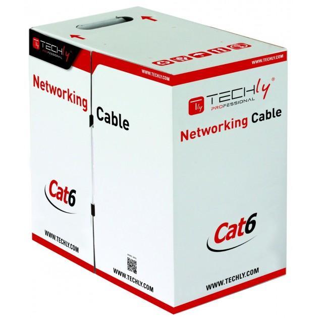 Matassa U/UTP, 4 coppie, Cavo Cat.6 Rame 305m LSZH Rigido Grigio - Immagine 1