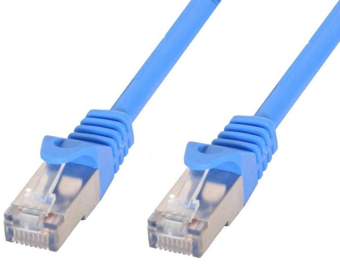 Cavo di rete Patch in rame Cat.6 Blu SFTP LSZH 0,5m - Immagine 1
