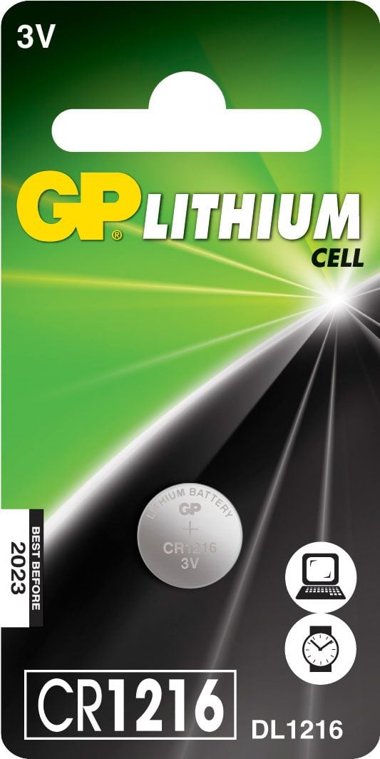 Blister 1 Batteria Litio a Bottone CR1216 - Immagine 1