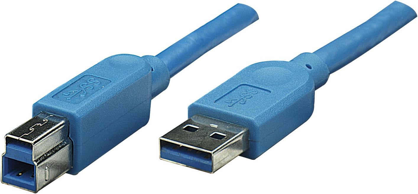 Cavo USB 3.0 A maschio/B maschio 1 m blu - Immagine 1