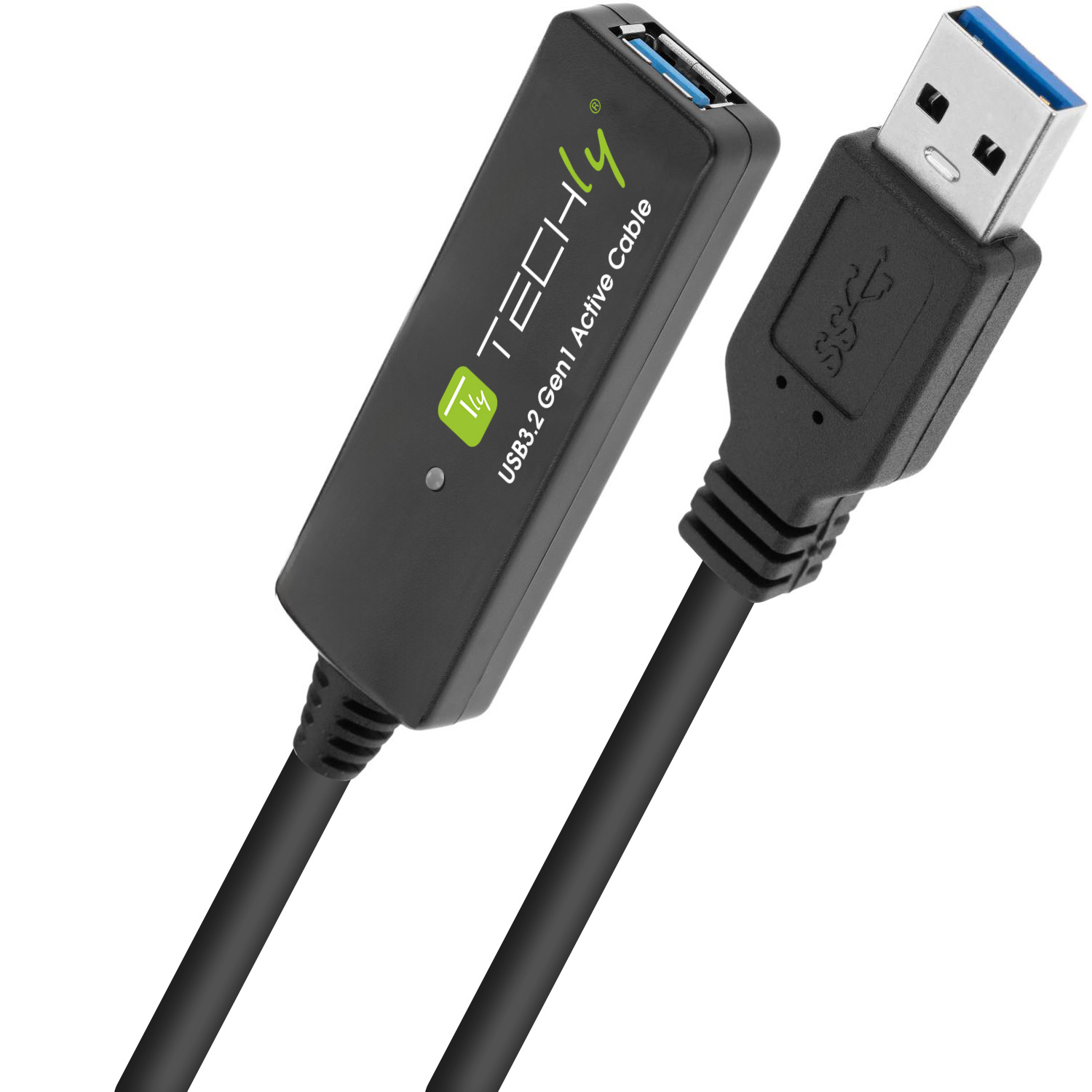 Cavo Prolunga Attivo USB3.2 SuperSpeed+ Estensore di Segnale 10m Nero - Immagine 1