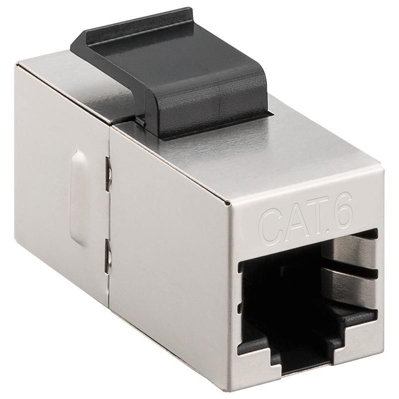 Accoppiatore RJ45 F/F STP Cat.6 Keystone - Immagine 1