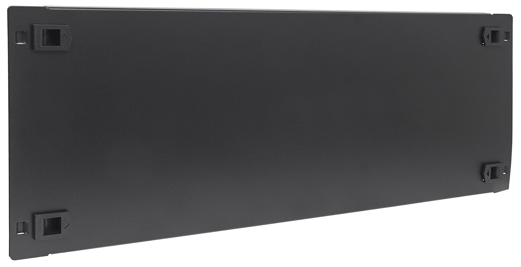 Pannello Cieco Toolless a Clip per Armadi Rack 19'' 4U Nero - Immagine 1