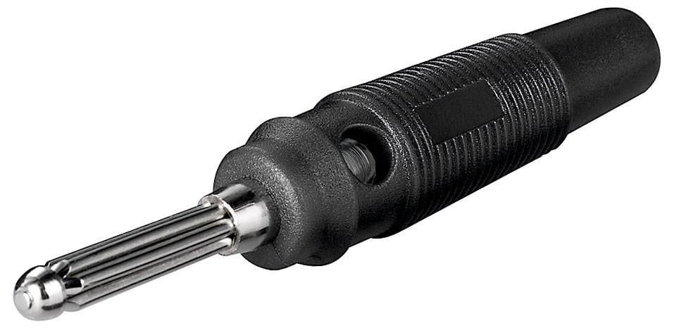 Inseritore Presa Banana per 4mm Nero