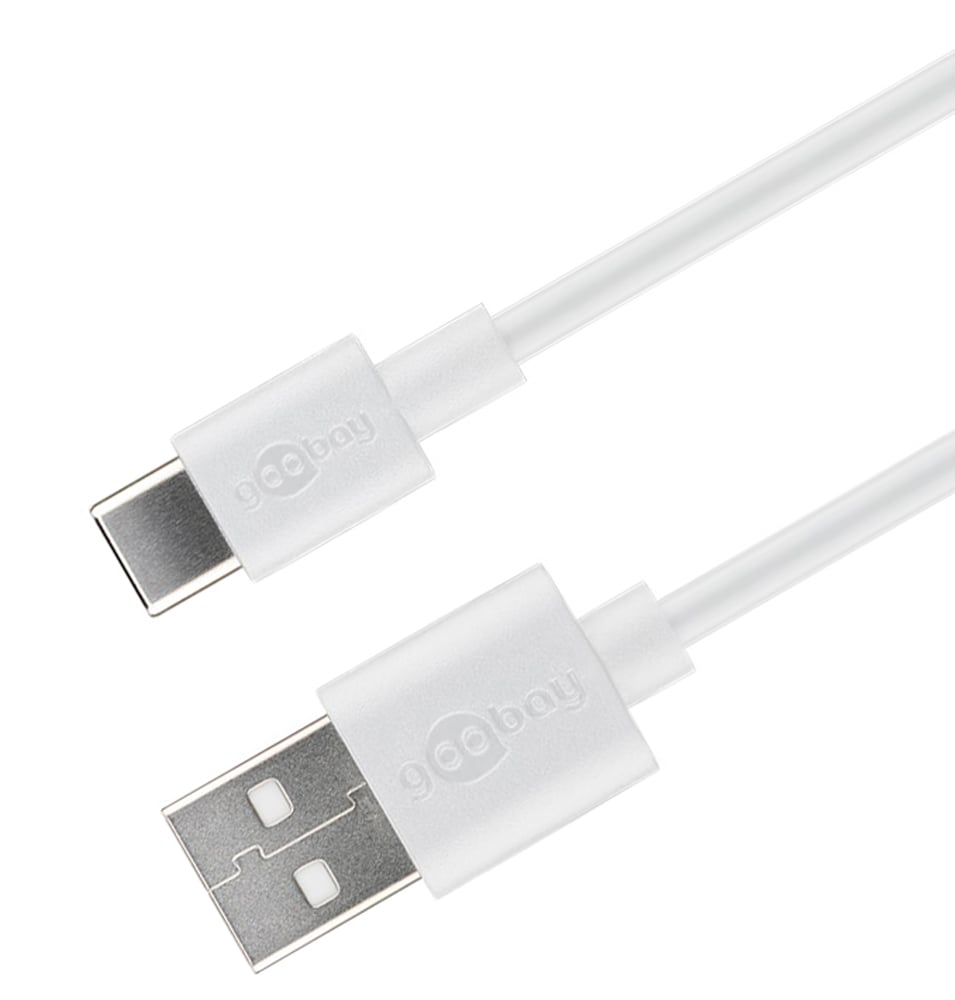 Cavo USB A Maschio 2.0 / USB-C Maschio 3 metri Bianco - Immagine 1