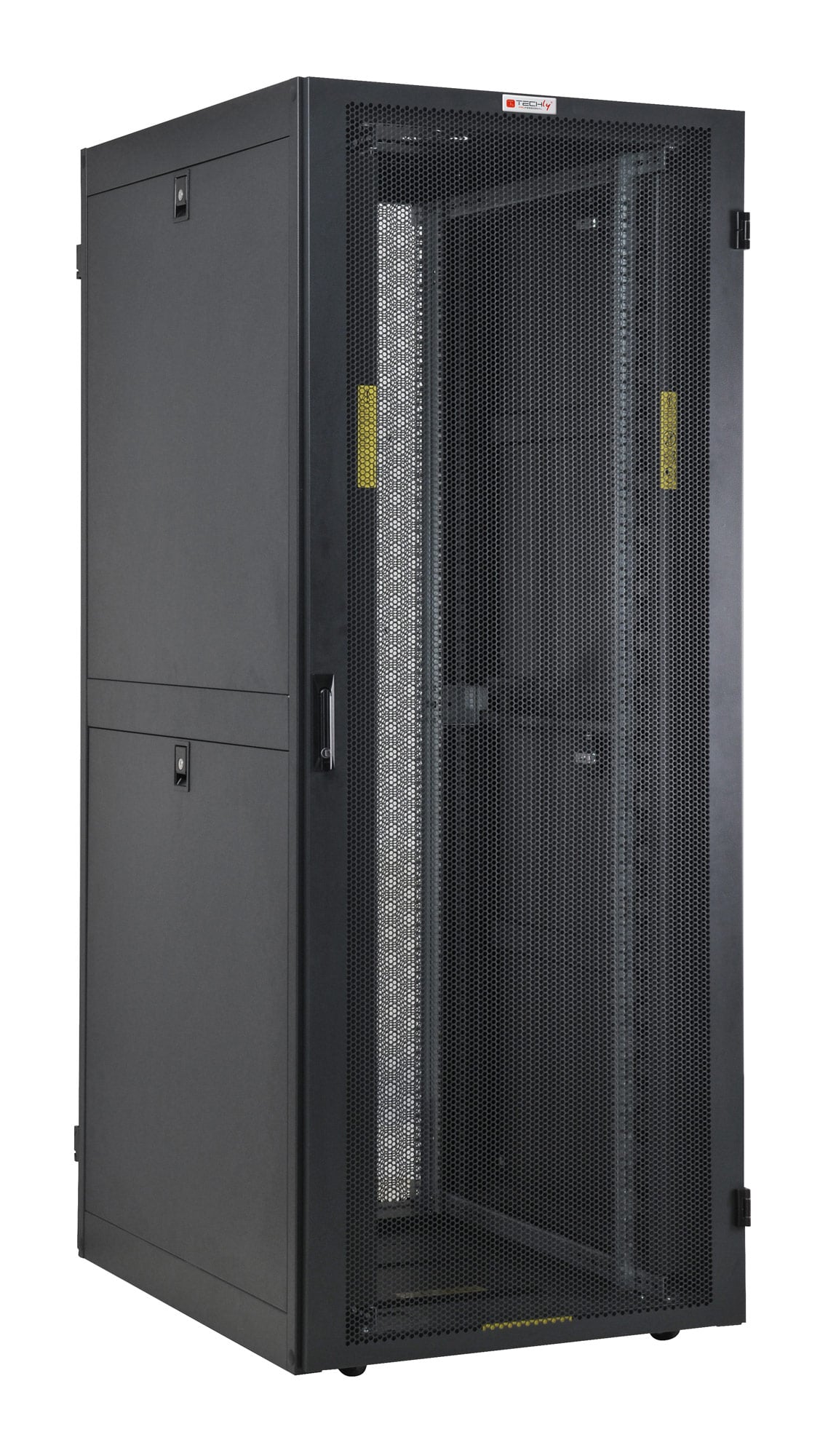 Armadio NetRack 19'' 600x1000 42 Unità Ventilato Nero da Assemblare - Immagine 1