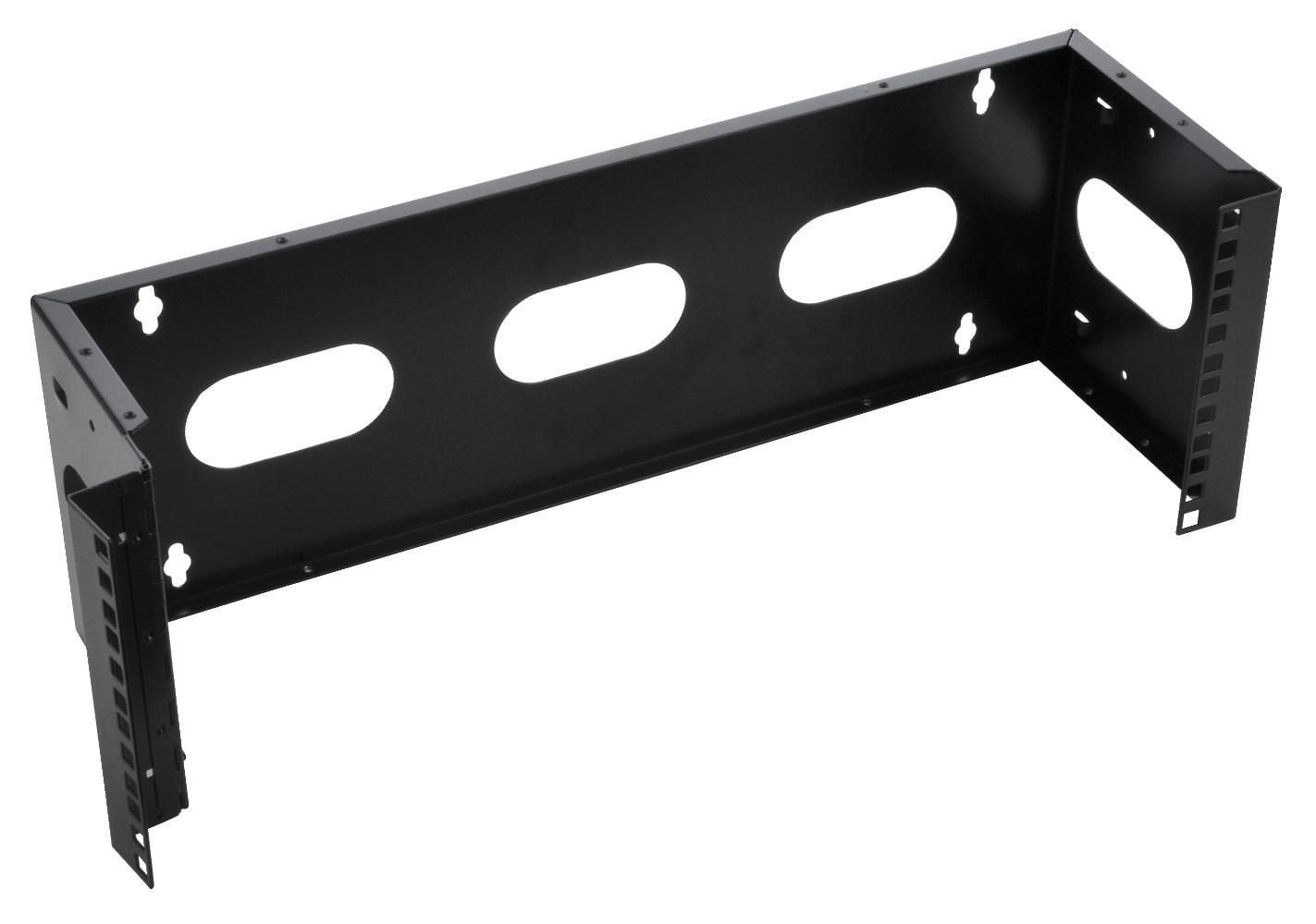 Staffa di Montaggio da Muro 19'' Easyline 4U con 3 Fori Nero - Immagine 1