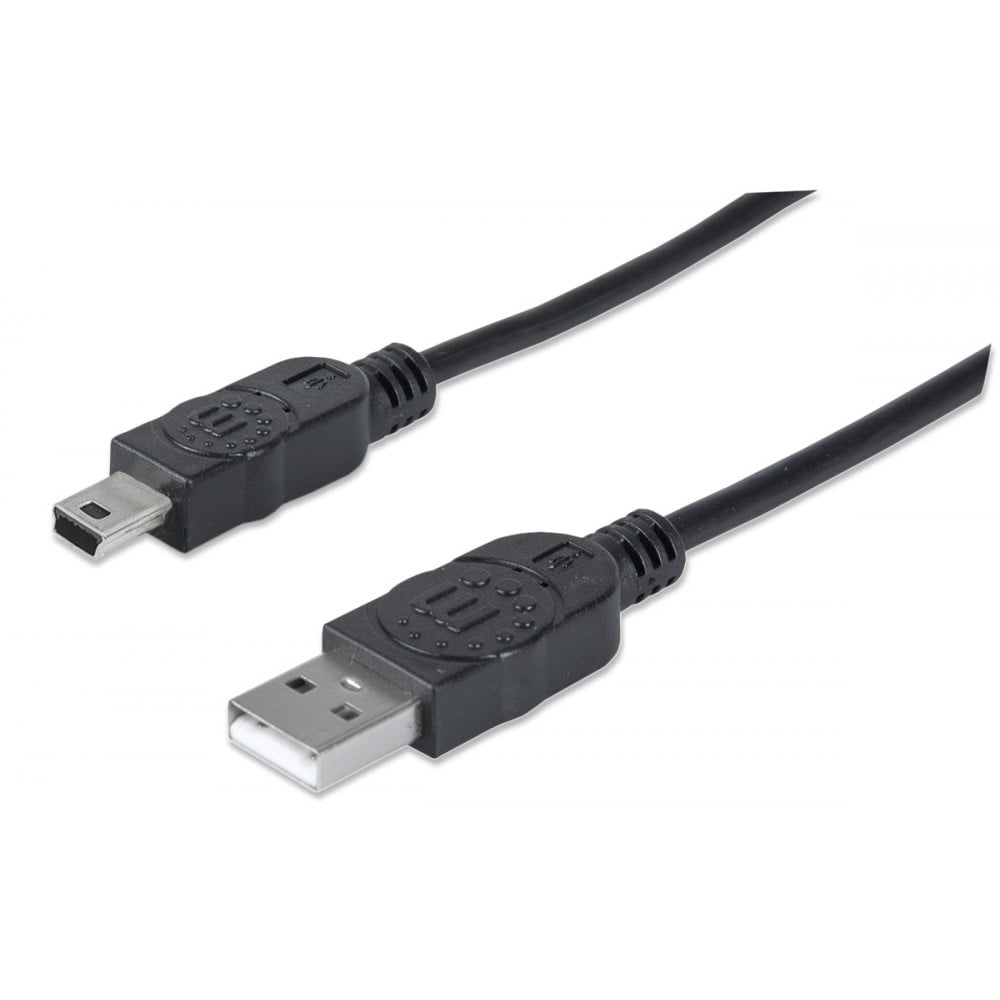 Cavo USB 2.0 A maschio/mini B 5 pin maschio 4,5 m Nero - Immagine 1