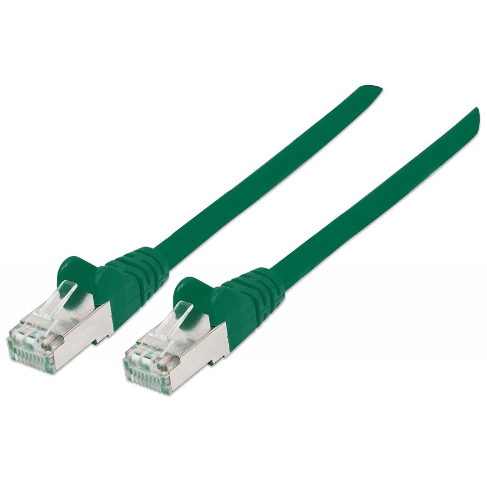 Cavo di rete Patch in rame Cat. 6A Verde SFTP LSZH 5m - Immagine 1