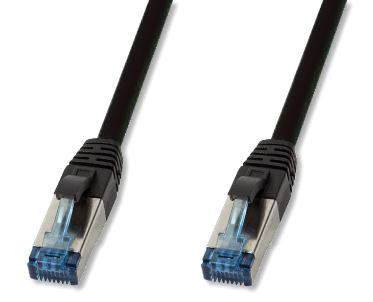 Cavo Patch Cat.6A S/FTP PUR IP20 UV 50m Nero - Immagine 1
