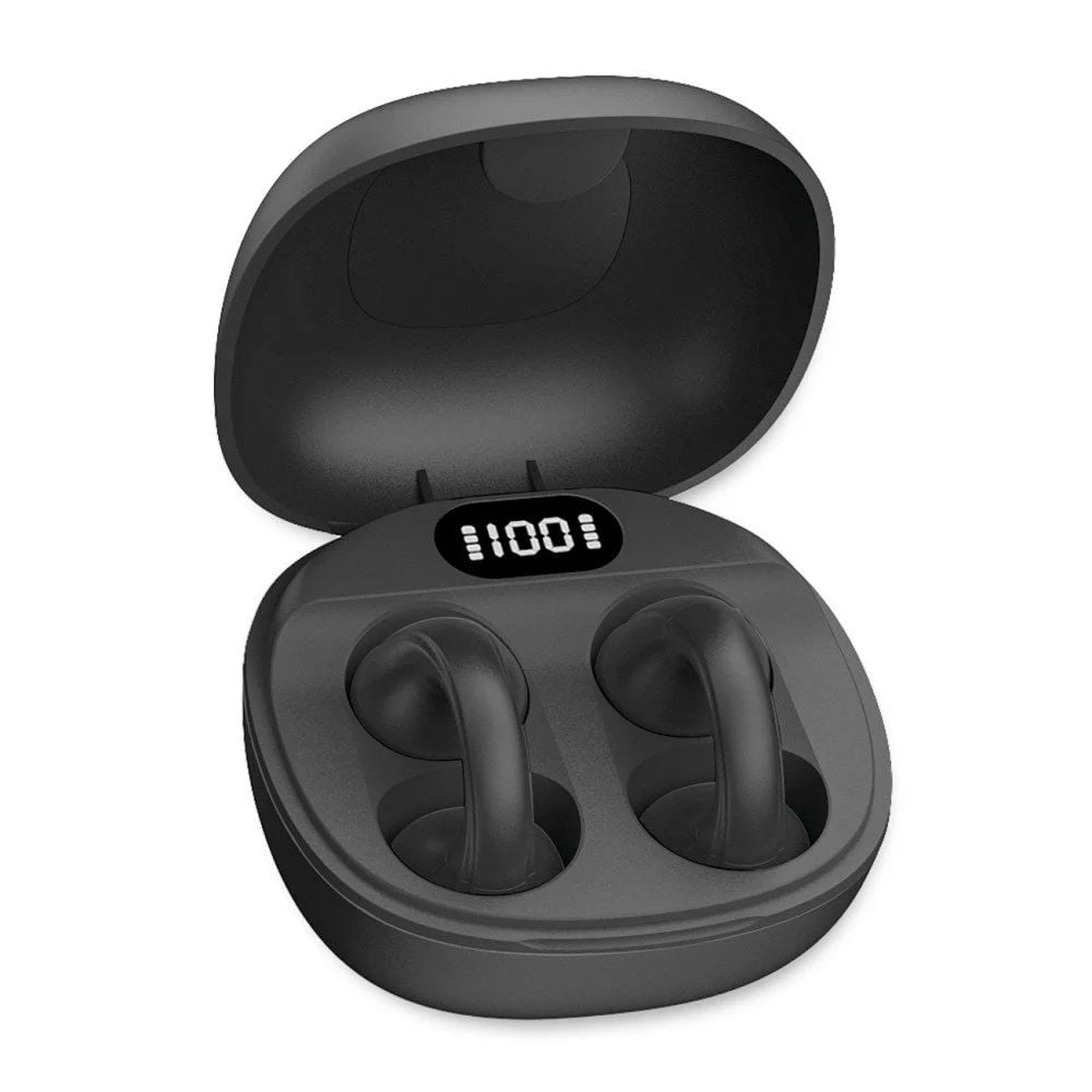Cuffie Auricolari BT 5.4 TWS con Custodia di Ricarica USB-C™ Smart Touch Screen LCD