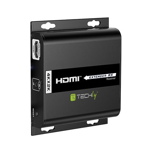 Ricevitore Aggiuntivo per Extender HDMI over IP con PoE IR 4K UHD su Cavo Cat.6 fino a 120m - Immagine 1
