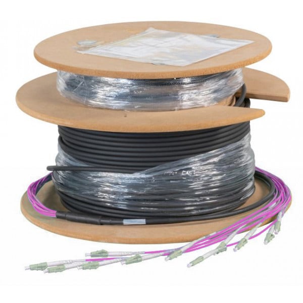 Cavo in fibra ottica OM4 per router da ST a SC duplex multimodale 50µm/125µm, 50 cm | Leroy Merlin