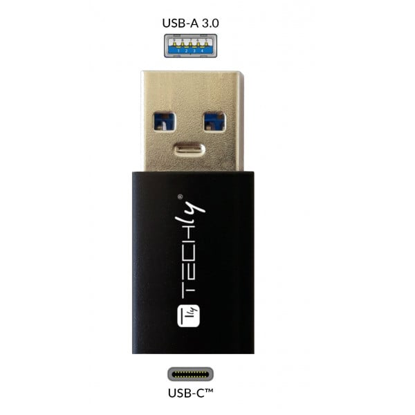 4 Pezzi Adattatore USB 3.1 90° Maschio-Femmina - Angolo L Sinistro E Destro - 10 Gbps, 5V/3A, Alluminio
