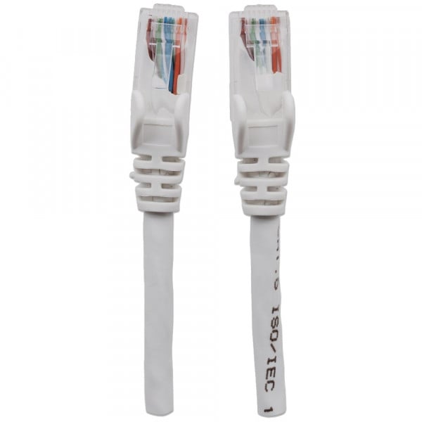 CAT 5e cavo patch, U/UTP, giallo, 1,5 m, conduttore di alluminio