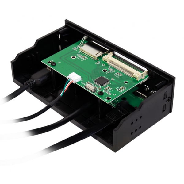 chenyang USB 3.0 Front Panel Header 19/20Pin 1 Male to 2 USB 3.0 Female Chassis Back Panel Port Extension Cable 50cm with 80mm PCI-E Slot Bracket
