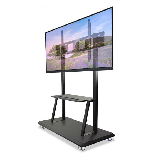 Mensola Regolabile Per TV E Monitor – Supporto Superiore In ABS E Metallo – Porta Router, Console, Altoparlanti – Capacità 3 Kg – 30x12,5 Cm