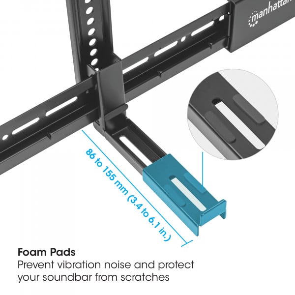 Supporto Soundbar One For All | Fissaggio A Muro Piatto VESA | Staffa Per Barra Audio - 6