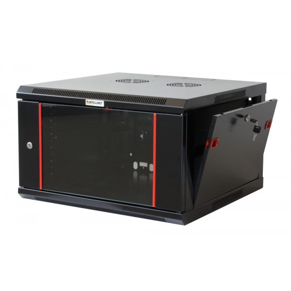 INTELLINET Armadio Rack A Muro 19'' 9 Unità Profondità 600mm Nero I-CASE EW-2009BK