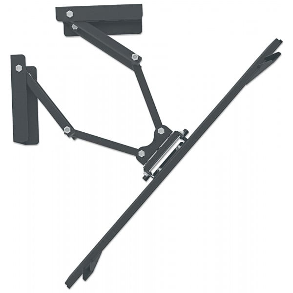 Staffa Universale Per Mensola Media Center Haoguo | Plastica, Supporta 9,1 Kg | Per Centri Strutturati Leviton | Con Fascette E Velcro