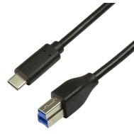 Cavo SuperSpeed USB-C™ Maschio/USB-B Maschio 1m Nero - LOGILINK - ICOC U3-BC-010B