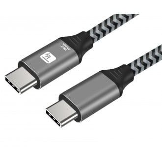ZKAPOR Cavo USB Tipo C 90 Gradi 15C, Cavo USB C di Ricarica Rapida Nylon e Trasferiento Dati