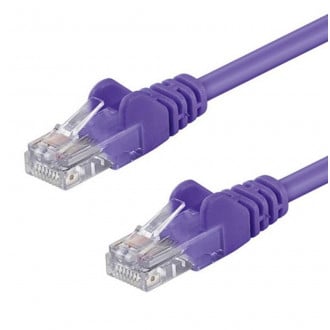 CAT 6A cavo patch 1x 90° angolato U/UTP, bianco, conduttore di