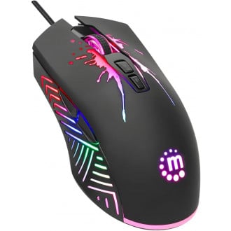 LogiLink Id0162 Set Gaming Combo: Mouse Ottico E Tappetino, Cavo 1.8m, DPI Regolabile