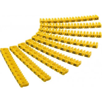 Set di clip per cavi Trasparente 10 mm