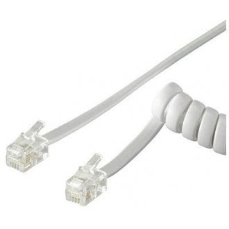 Goobay Cavo telefonico RJ12 Modulare 6P6C 6 mt