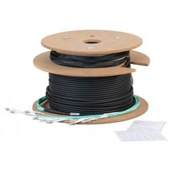 Cavo Fibra Ottica Trunk Multimodale 50/125 4 fibre OM3 Dca LC/LC 100m - Cavi in Fibra Ottica - Cavi di Rete - Cavi