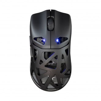 Combrite Falcon - Set di tastiera e mouse con grande tappetino per mouse, dimensioni compatte TKL, LED arcobaleno, USB Wired Desktop Combo, layout UK