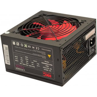 Alimentatore Per PC V-Power V-650 650W ATX - Ventola 12 Cm, Passive PFC, Compatibile Intel E AMD - Nero