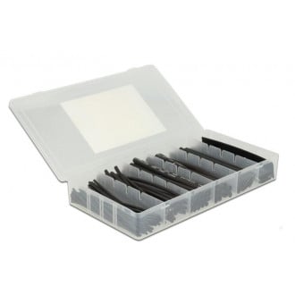 Clip Per Cavi Autoadesive – 100 Pezzi, Organizer Per Scrivania, Casa E Auto, Diametro Fino A 0,5 Cm