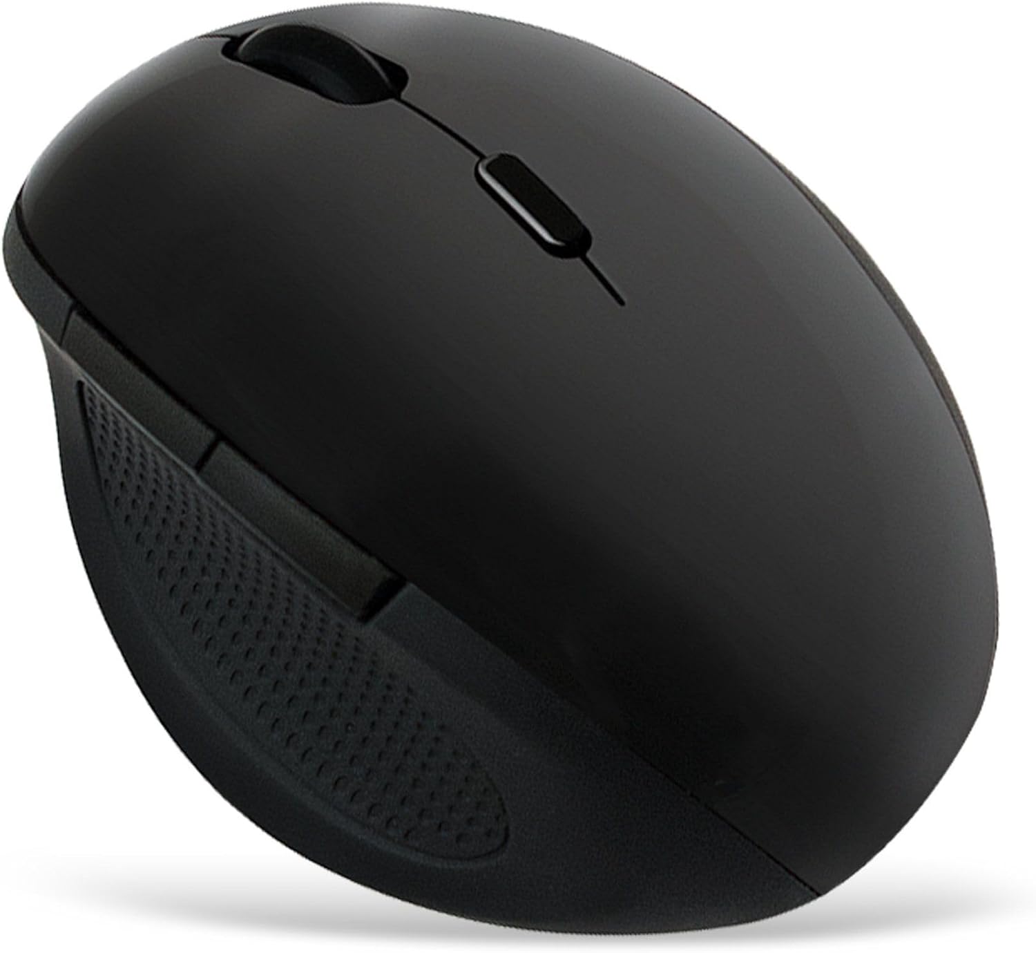 Mouse Ottico Ergonomico Wireless 1600 Dpi Nero - Immagine 1