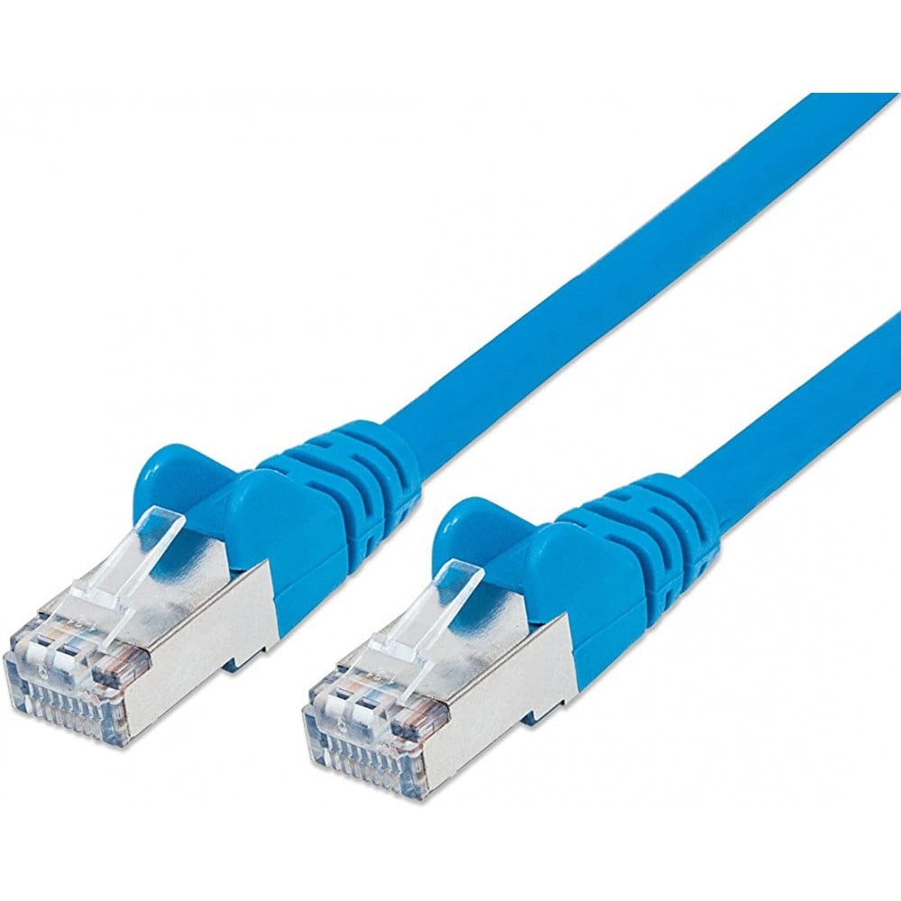Cavo di rete Patch in Rame Schermato Cat. 5e Blu F/UTP 15 m - Immagine 1